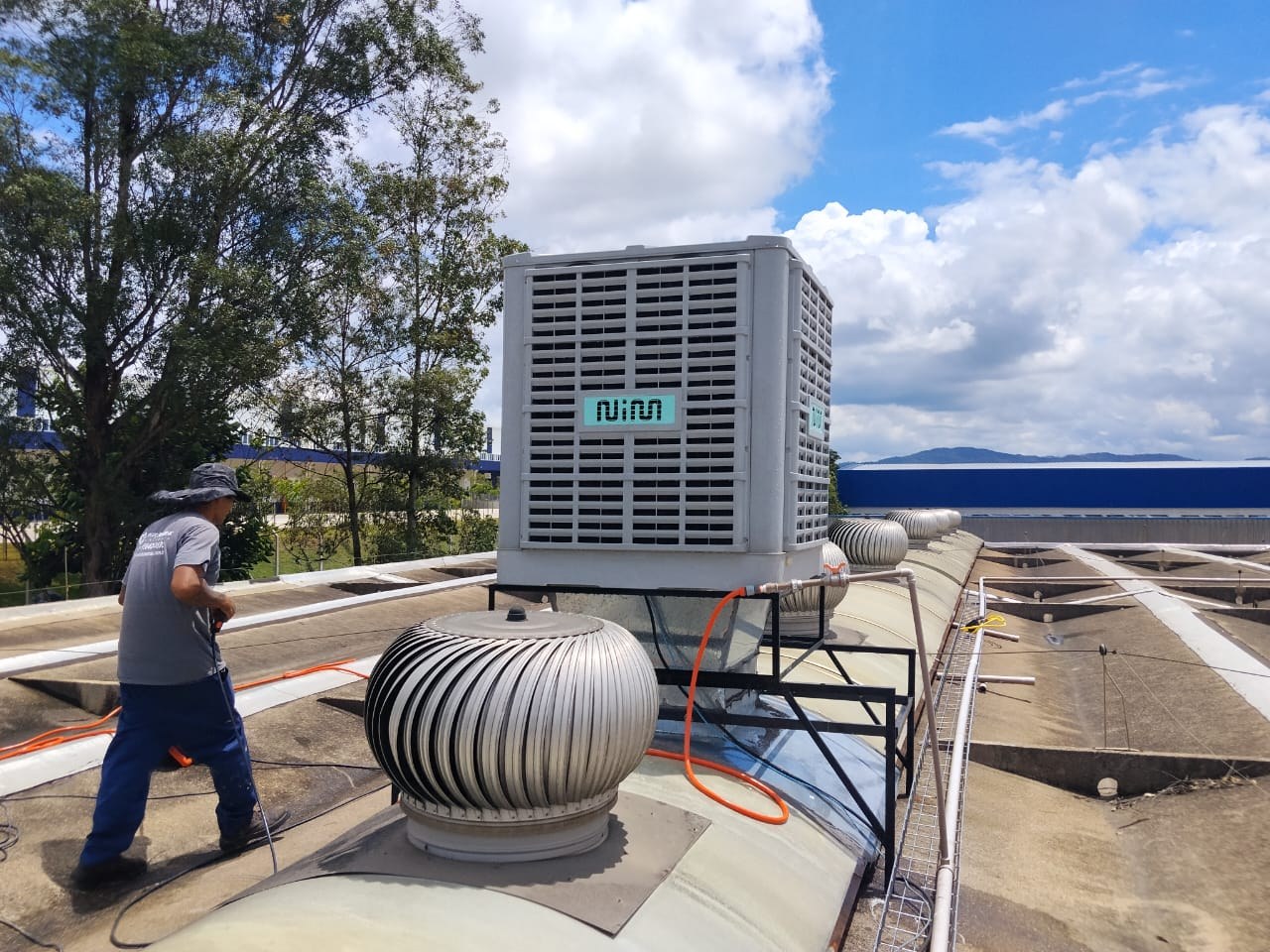 Climatizadores Evaporativos executada pela Solução Brisa